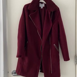 Old Navy wine colored coat